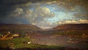 George Inness On the Delaware River France oil painting artist